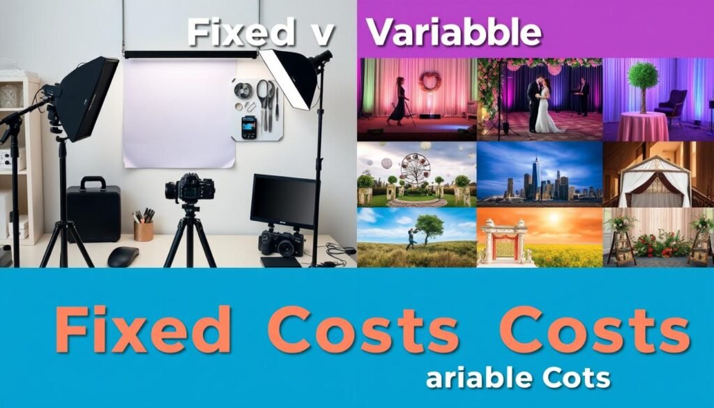 costos fijos y costos variables en fotografía